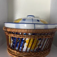 سوپ خوری گل پنبه و نمکدان ویکتوریا