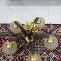 لوستر ۵ شاخه صحیح وسالم|لوستر و چراغ آویز|محمدشهر, همایون ویلا|دیوار
