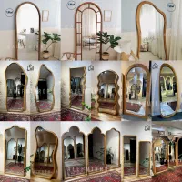 انواع آینه های دیواری الف با چوب روس|آینه|تهران, اتحاد|دیوار
