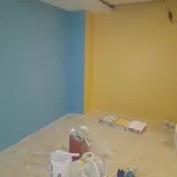 نقاش ساختمان روغنی متری ۱۳۵ تومن|خدمات پیشه و مهارت|کرج, ساماندهی|دیوار