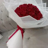 دسته گل روبانی