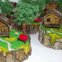 جاعودی طرح کلبه روستایی