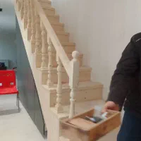 پله گرد ساخت/نصب نرده/کاور پله معلق/|خدمات پیشه و مهارت|فومن, |دیوار