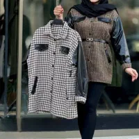 پالتو استین چرم