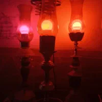 3عدد آباژور قدیمی سالم وزیبا|کلکسیون اشیاء عتیقه|کرمان, |دیوار