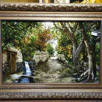 تابلو فرش کوچه باغ ۳ بعدی