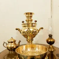 سماور زغالی بسیار قدیمی و انتیک