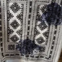 دوخت سیاه دوچ و سبزو