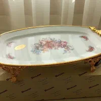 رولت خوری و دیس پذیرایی طلاکوب حسام لمونژ|ظروف سرو و پذیرایی|اصفهان, میرعماد|دیوار