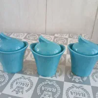 قندان سرامیکی با جعبه نونو همراه پاسماوری