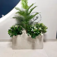 تنوعی از گل گیاه سبز مصنوعی فلاور باکس طرح سنگ|گل مصنوعی|تهران, شهید بروجردی|دیوار