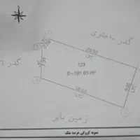 فروش زمین ۱۸۱ متری