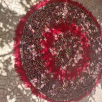 فرش پادری گرد ابعاد ۱۴۰|پادری|اصفهان, جوزدان الیادران|دیوار