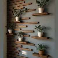 شلف چوب طبیعی