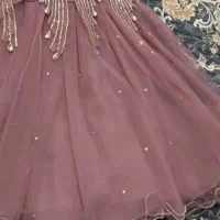 لباس عروس نو یکبار تولد پوشید شده 4تا6سال