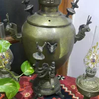 سماور برنجی قدیمی سنگین