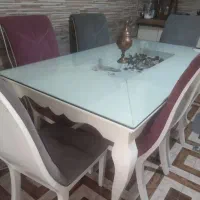 میز نهار خوری 6 نفره