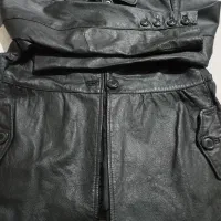 کاپشن چرم اصل وپالتو وکاپشن ست بچگانه