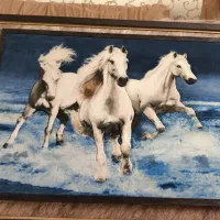 تابلو فرش ابریشم دستباف