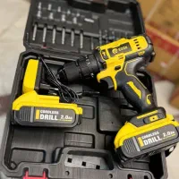 دریل شارژی باطری بزرگ ادون با لوازم اضافه اقتصادی
