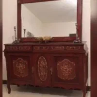 کنسول و میز تلویزیون و ویترین  چوب سالم