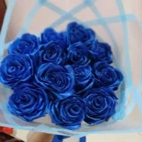 دسته گل هایی با ربان های باکیفیت تعداد و رنگ با تو|گل مصنوعی|یزد, |دیوار