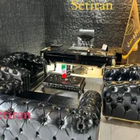 مبلمان اداری با فرم طلایی نقره ای