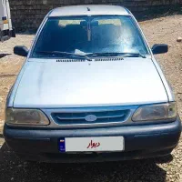 پراید 85 نقره‌ای دوگانه دستی