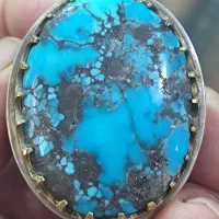 انگشتر کلکسیونی فیروزه اصل نیشابور