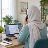 خانم جویای کار