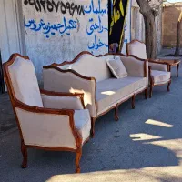 مبل کلاسیک مدل فرانسوی وکاجی کینگ|مبلمان خانگی و میز عسلی|نسیمشهر, |دیوار