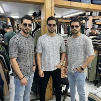 تیشرت های ژاکارد در ۵ طرح و رنگ