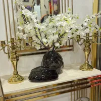 گلدان رنگی و جادستمالی|گل مصنوعی|مهاباد (آذربایجان غربی), |دیوار