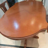 میز نهار خوری همراه ۶ عدد صندلی