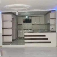 کابینت تمام ام دی اف - هایگلاس کمد دیواری