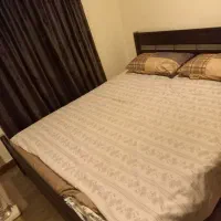 تخت خواب دونفره با تشک به همراه میز آرایش