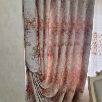 پرده عرض رویه، ۱متر با چین، عرض پرده تور حدود ۲۷۰|پرده، رانر، رومیزی|آمل, |دیوار