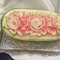 حکاکی هندوانه و کدو و تزیینات یلدا میوه آرایی|خدمات پذیرایی، مراسم|تهران, حبیب الله|دیوار