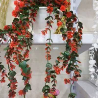 ریسه و گلدان ریسه ای|گل مصنوعی|اهواز, گلستان|دیوار