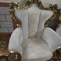 مبل 7 نفره استیل چوب راش