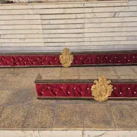 کتیبه پرده جنس مخمل ۲عدد|پرده، رانر، رومیزی|امیدیه, |دیوار