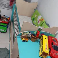 تخت کودک و نوجوان سه منظوره کارکرده