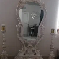 اینه شمعدان رزین مناسب جهیزیه|آینه|کهریزک, |دیوار