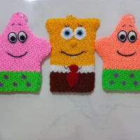 لیف بافتنی عروسکی و فانتزی(تک و عمده)|لوازم حمام|مشهد, حضرت حجت|دیوار