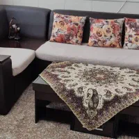 مبل ۷نفره پارچه وچرم|مبلمان خانگی و میز عسلی|قم, باسکول|دیوار