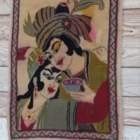 تابلو فرش دستبافت ابریشم