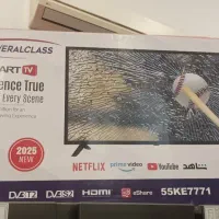 فروش عمده وتک ال ای دی جنرال گلس ۵۵ اینچ نشکن|تلویزیون و پروژکتور|کیش, |دیوار