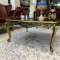 مبل سلطنتی ۹نفره چوب گردو  همراه ناهارخوری و لوستر|مبلمان خانگی و میز عسلی|اصفهان, کوی امیریه|دیوار
