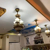 ۲تالوسترسقفی ۲تادیوارکوب۴تا آویز جزیره|لوستر و چراغ آویز|کرج, محمد آباد|دیوار