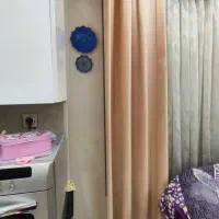 پرده گلبهی پذیرایی و اتاق خواب پارچه مبلی